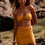 Saia de praia Ève Gold - P